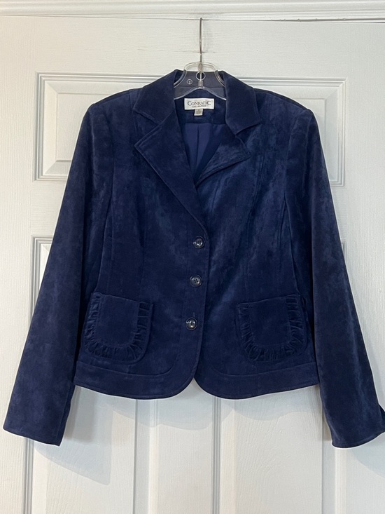 Conrad C Collection Jackets & Blazers - Conrad C Navy Button Blazer